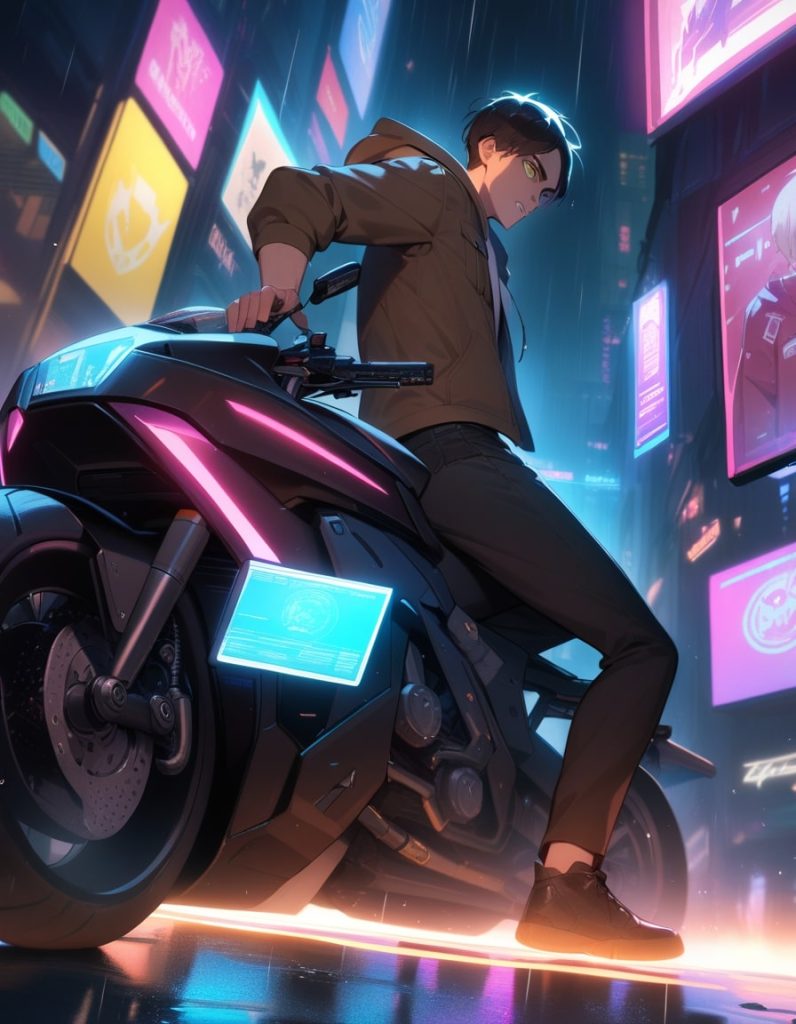 eren yeager neon city