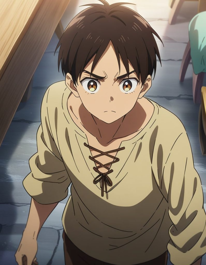 eren yeager serious