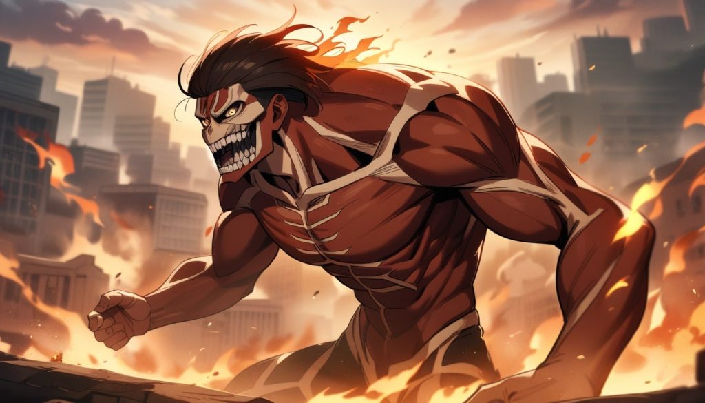 eren yeager titan form