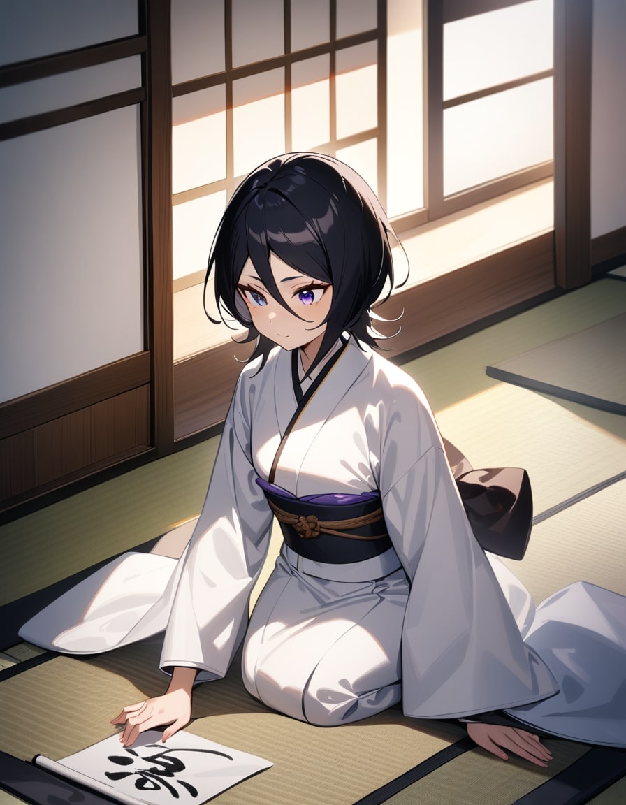 rukia calligraphy