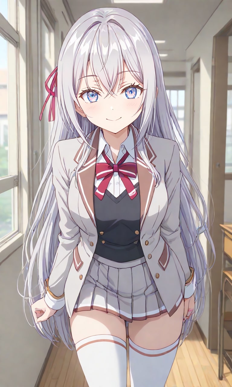 alisa kujyou school uniform