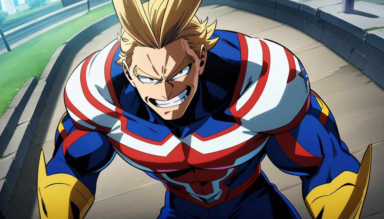 all might confident pose