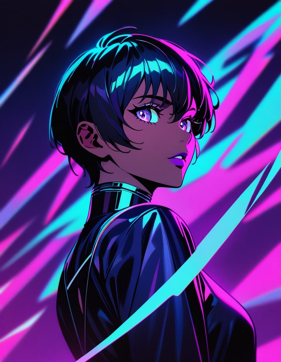 casca neon lights