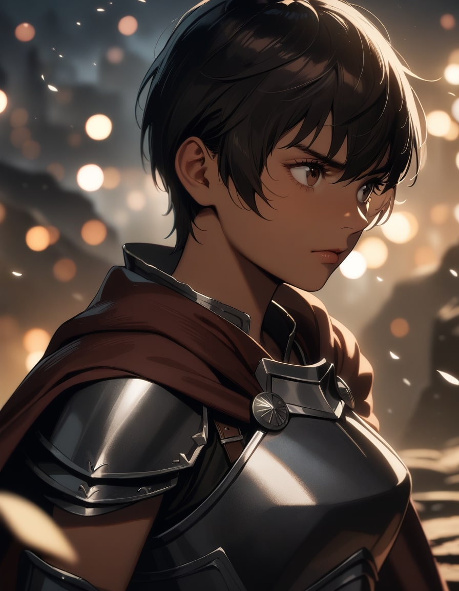 casca serious look