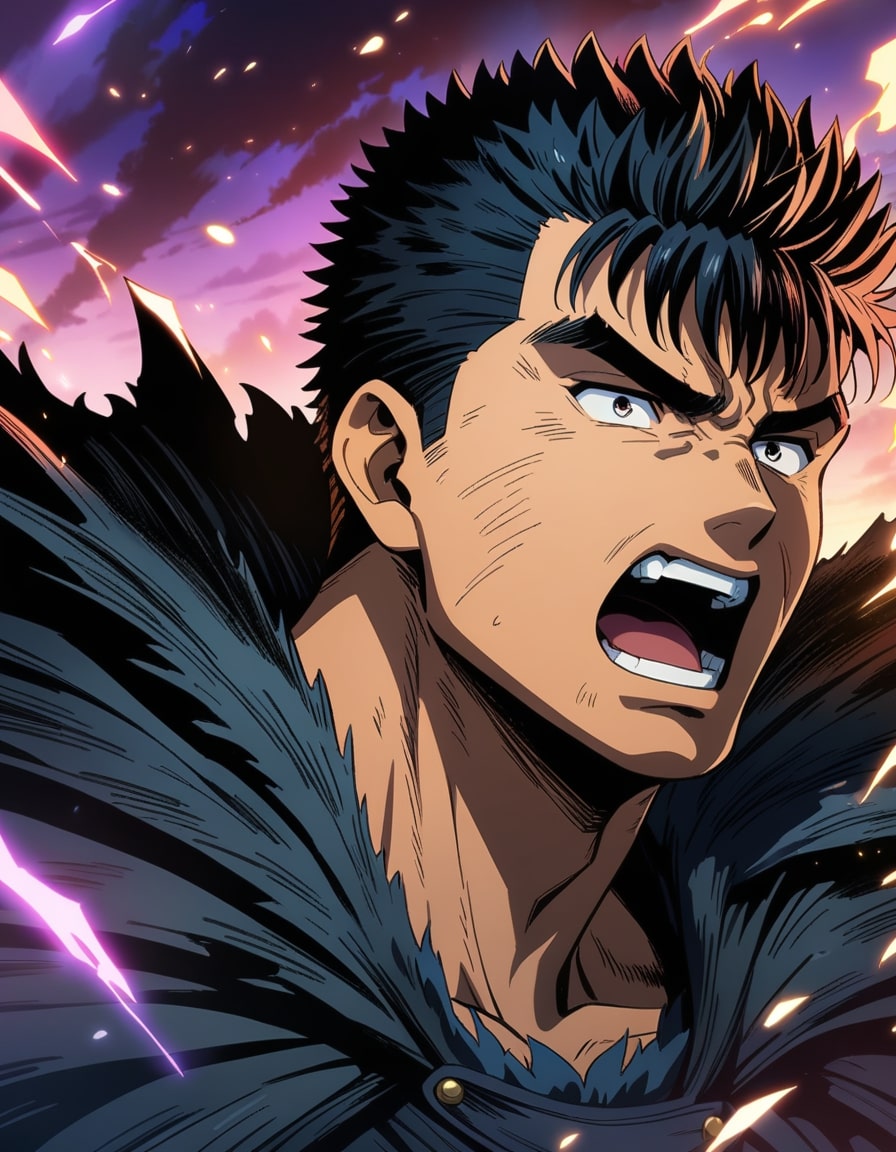 guts shouting