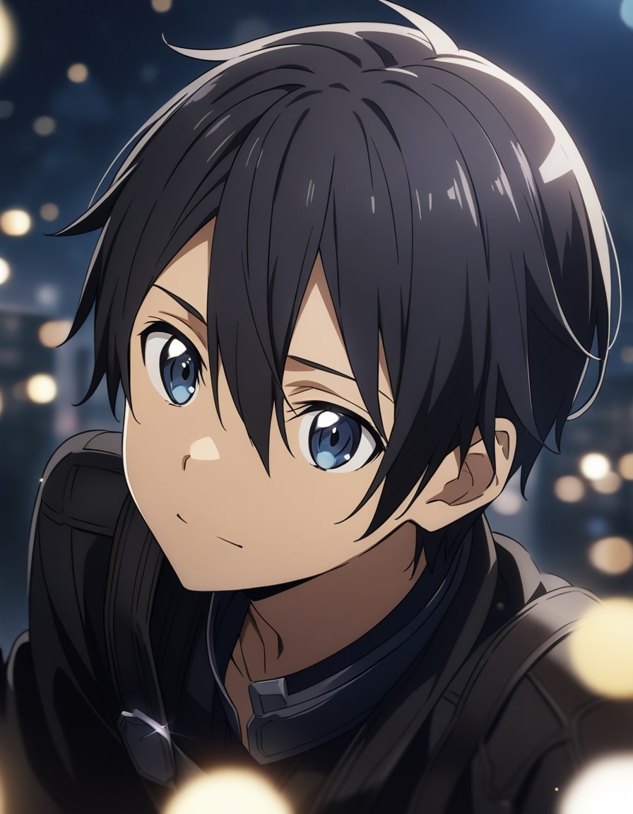 kirito smile