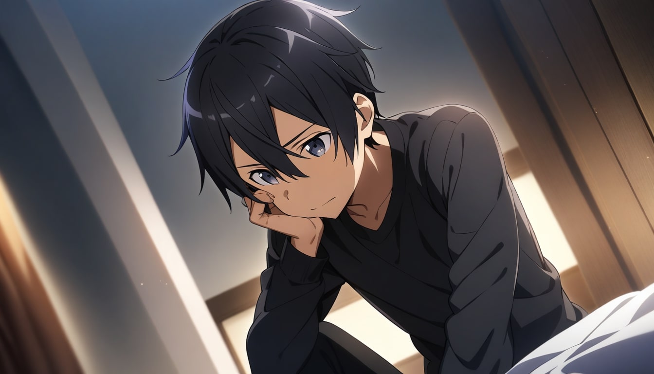 kirito thoughtful