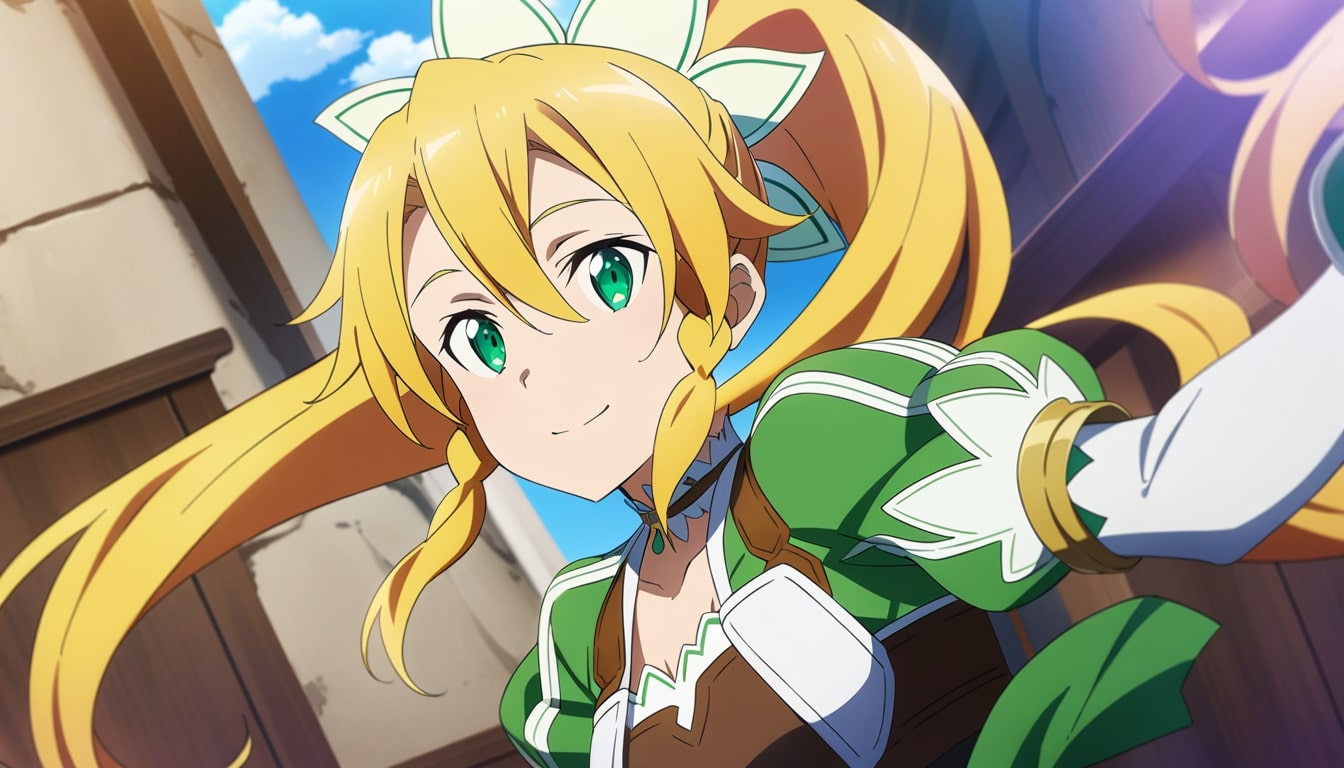 leafa smiling