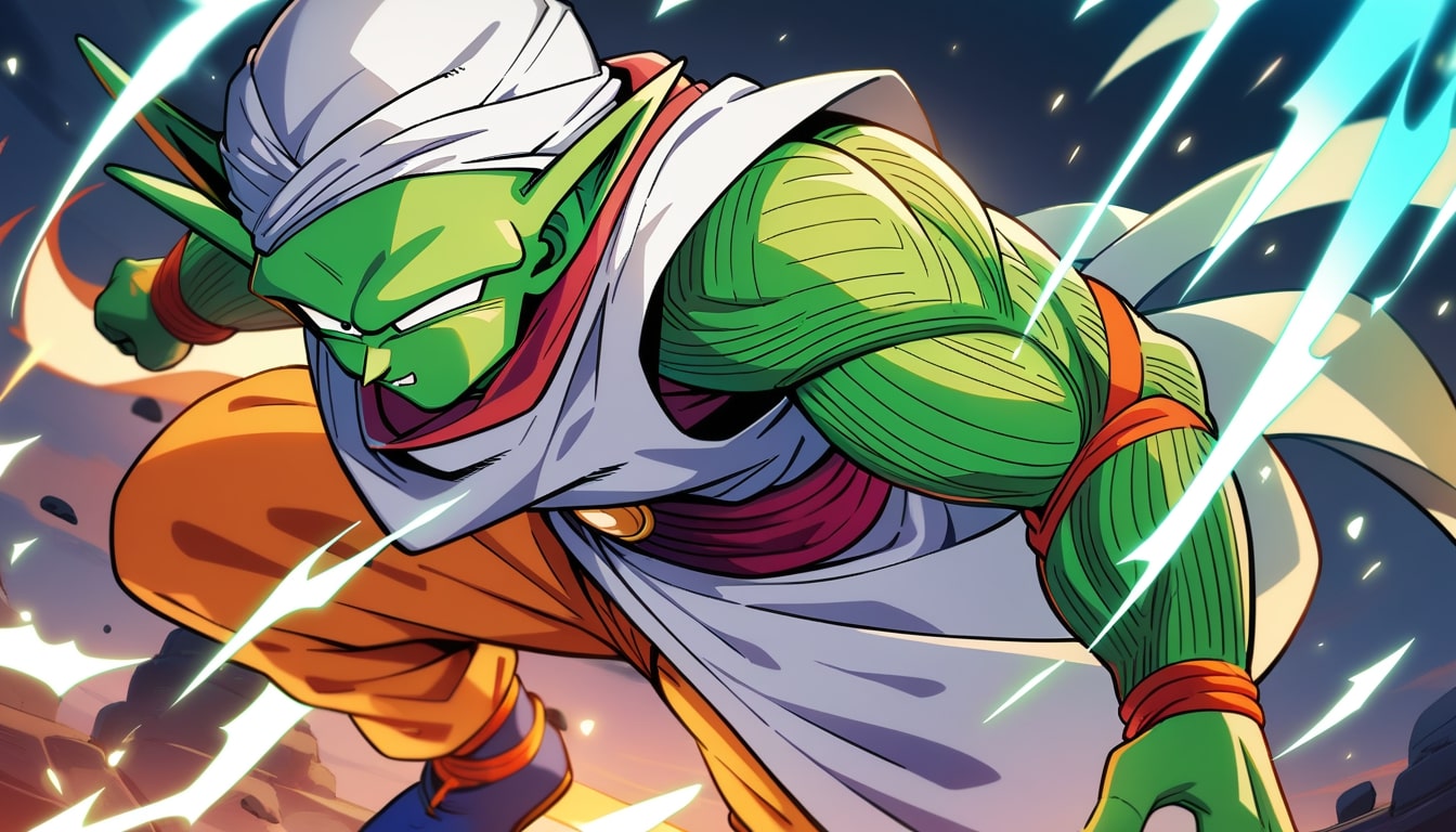 piccolo attack pose