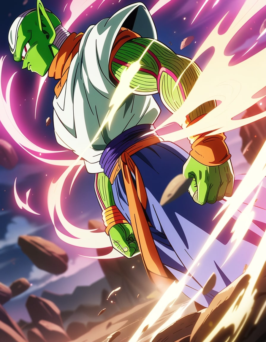 piccolo energy aura.