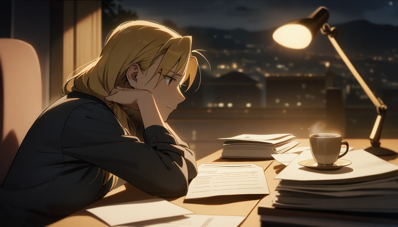 riza hawkeye reading