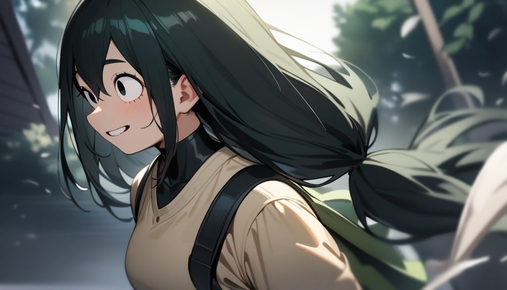 tsuyu asui dynamic action