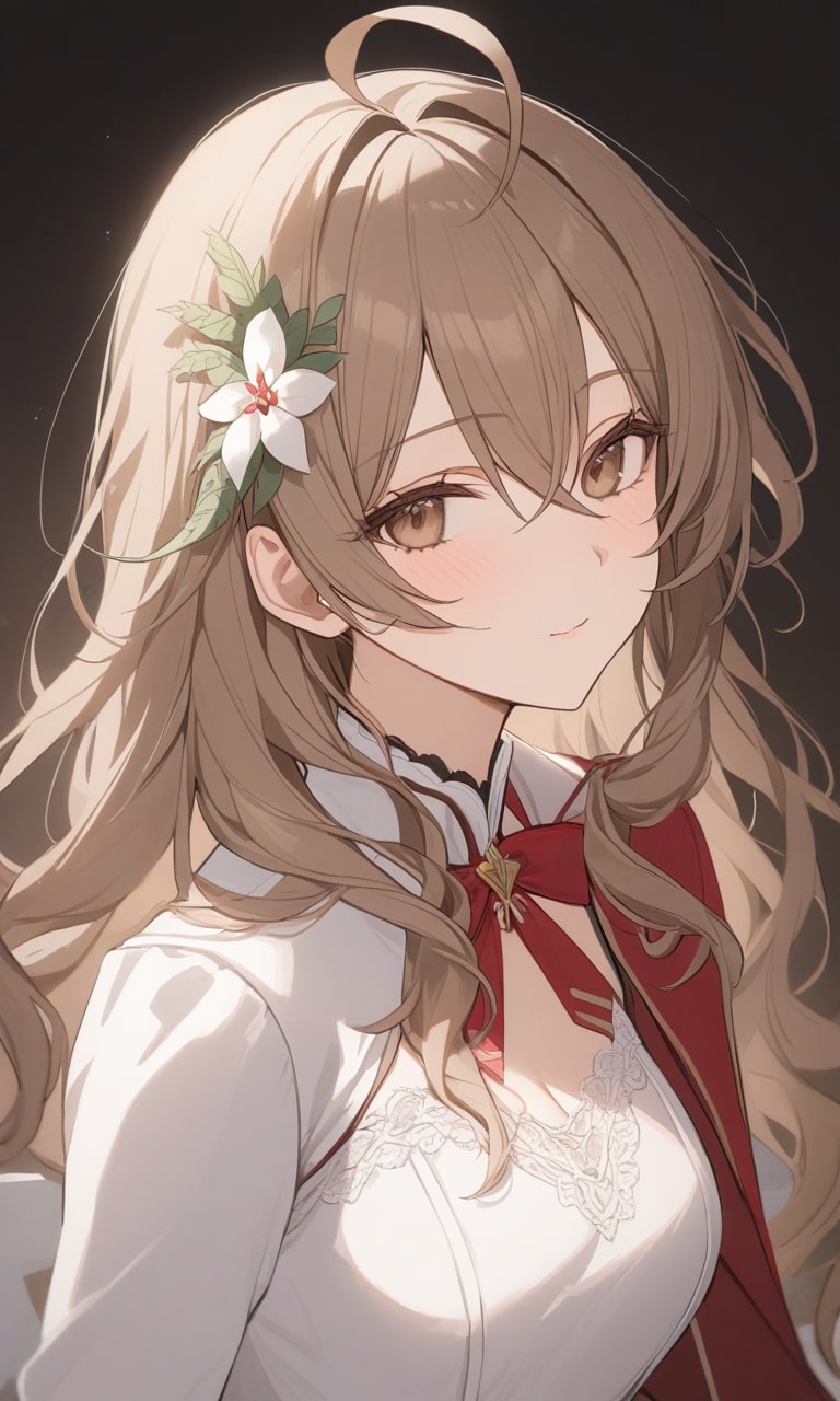 maria kujyou flower hair