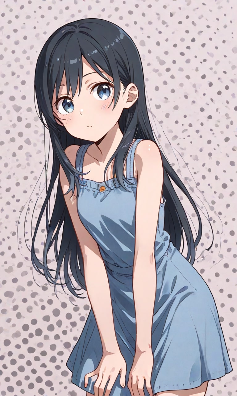 rin shy sitting