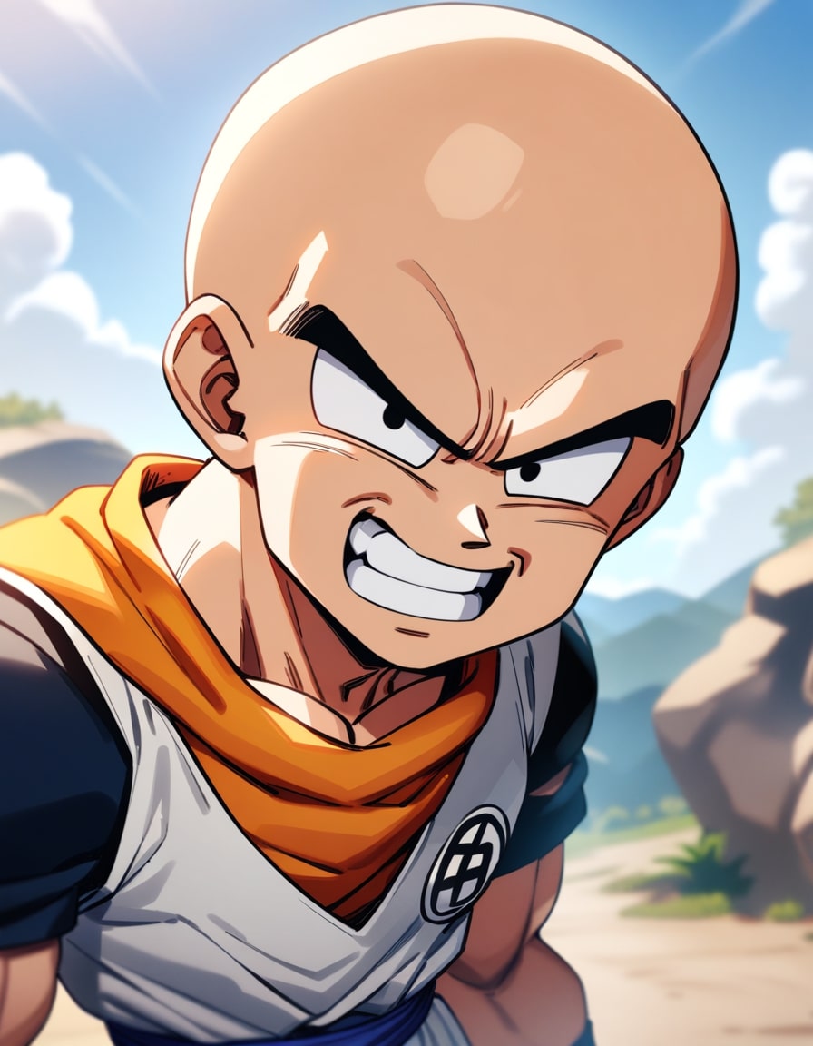 krillin smile