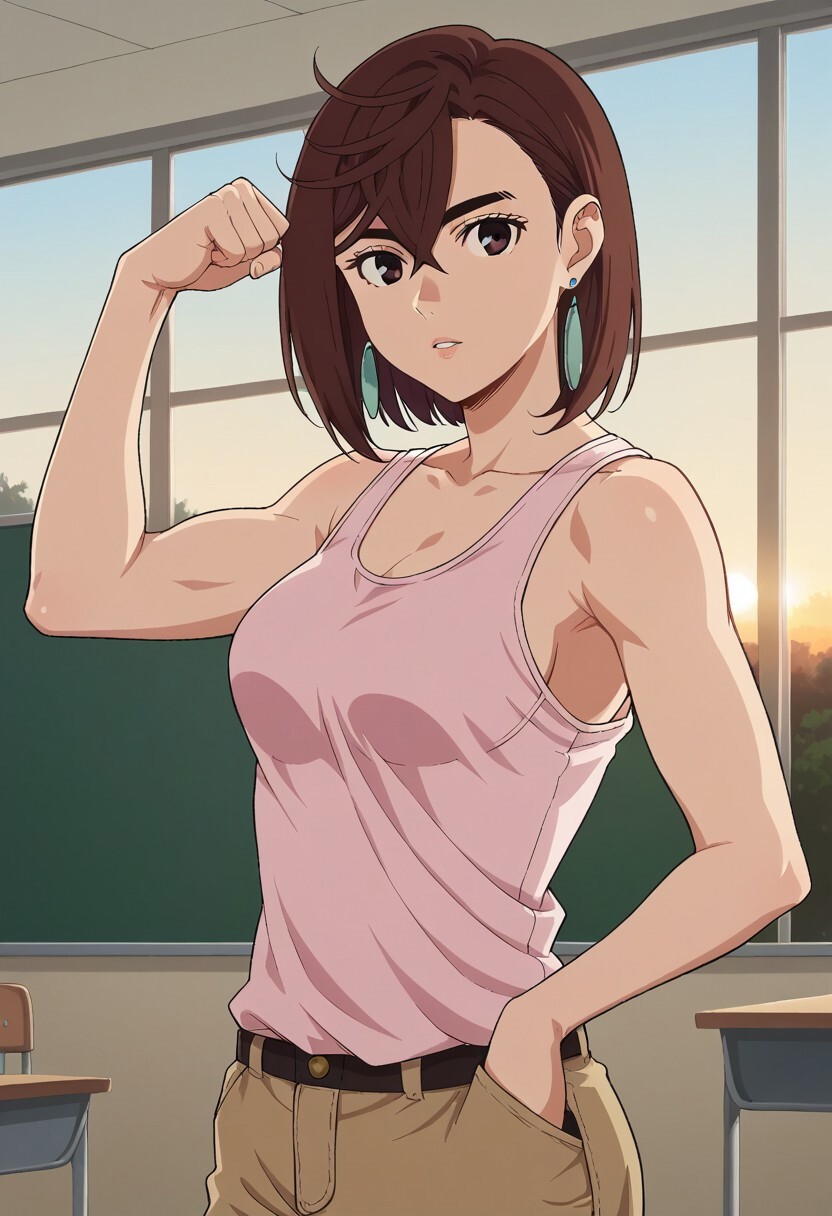 momo flexing