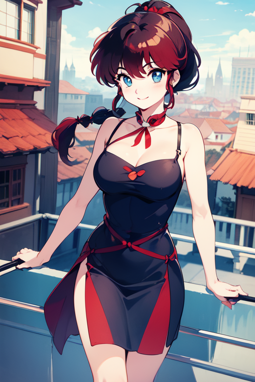 ranma on balcony